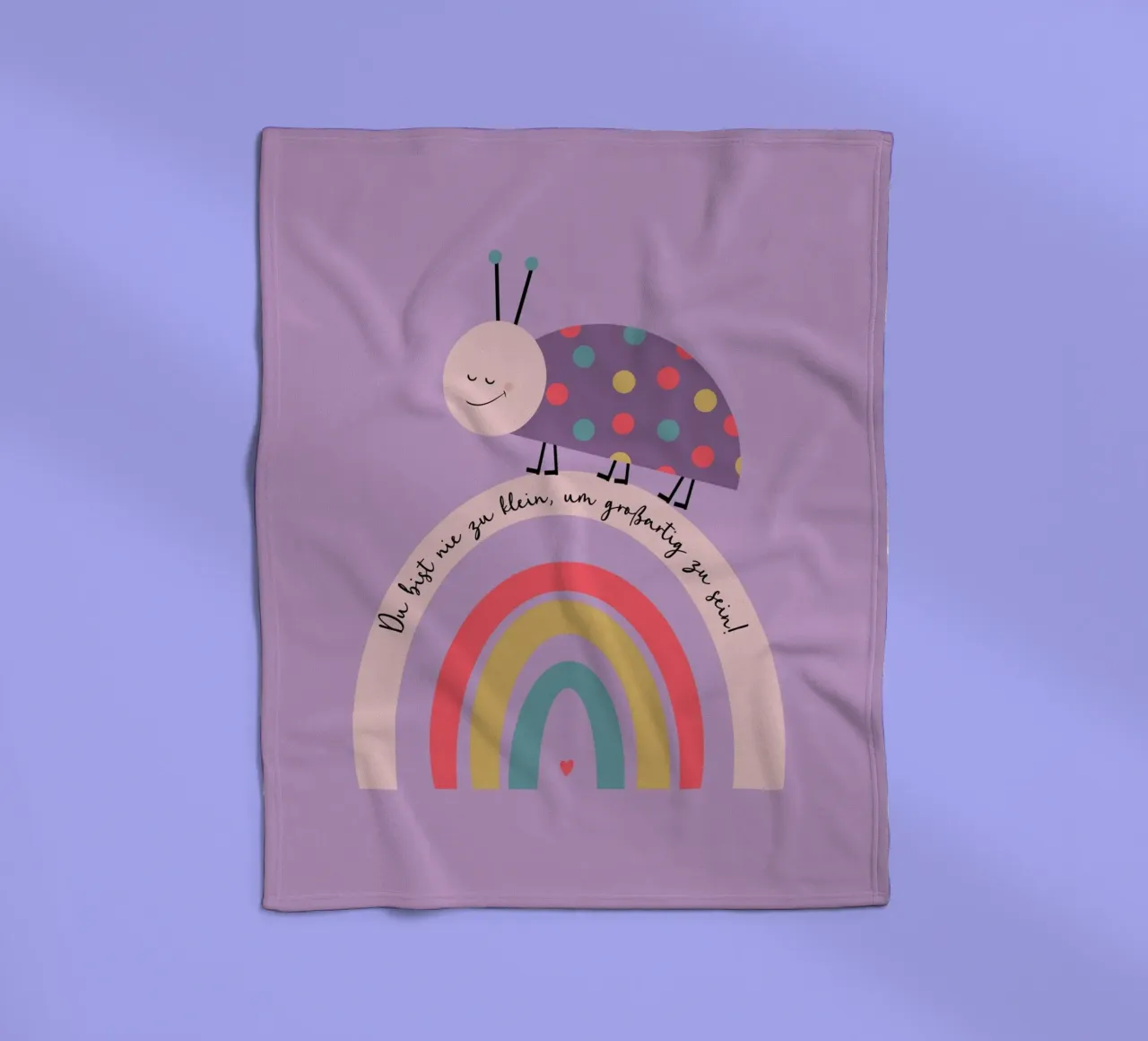 Nie zu klein um großartig zu sein - Käfer coperta in pile da maramirage