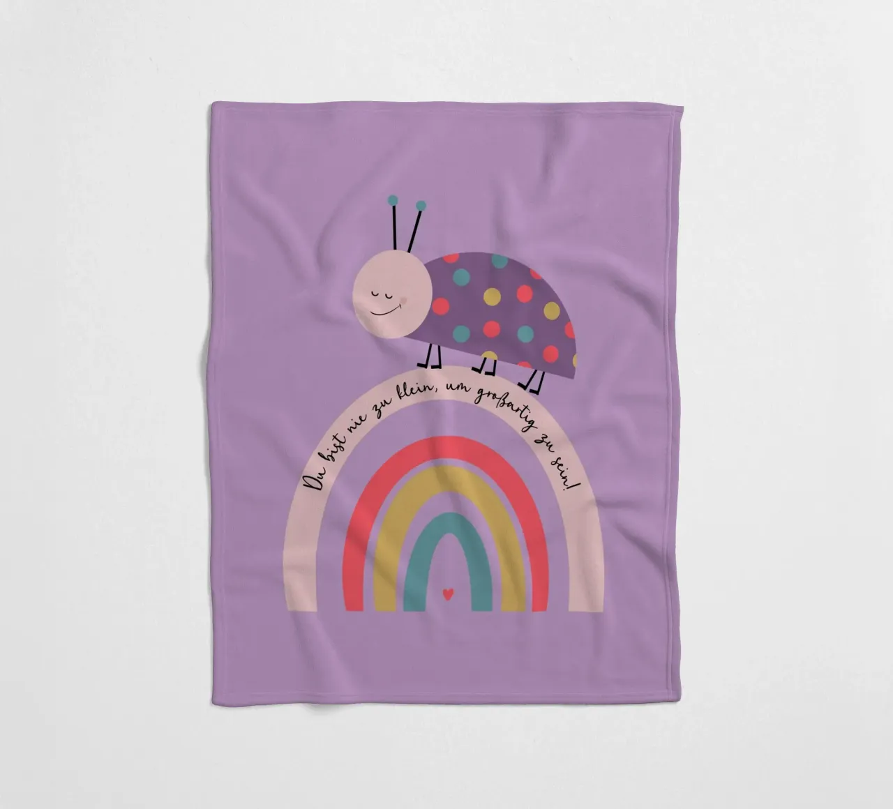 Nie zu klein um großartig zu sein - Käfer coperta in pile da maramirage