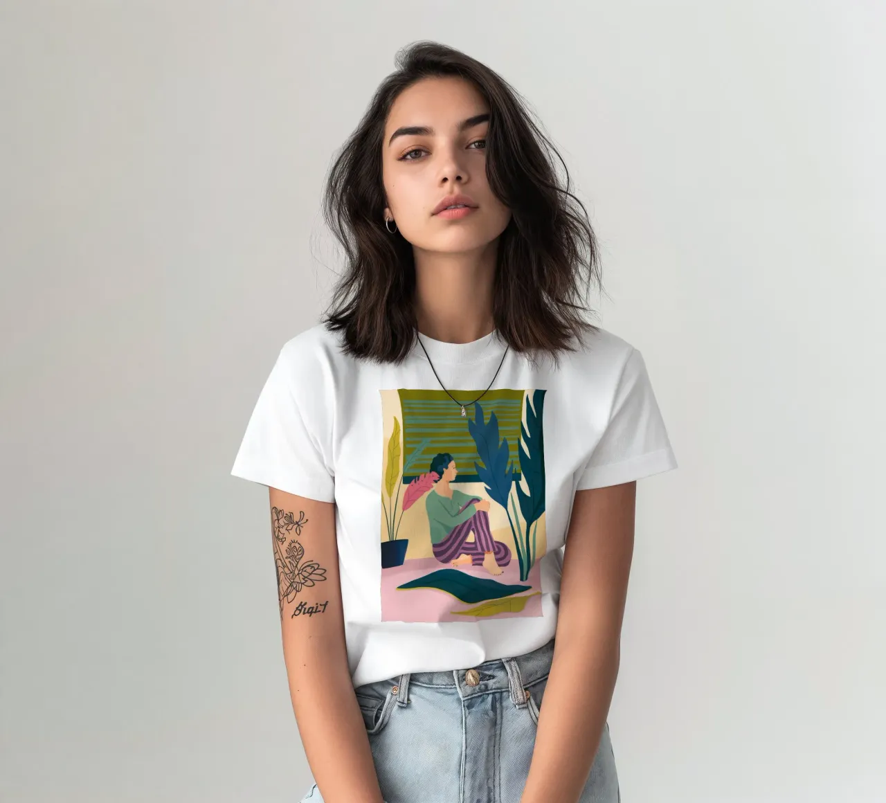 Lettura di piante t-shirt da Kamera Obskura