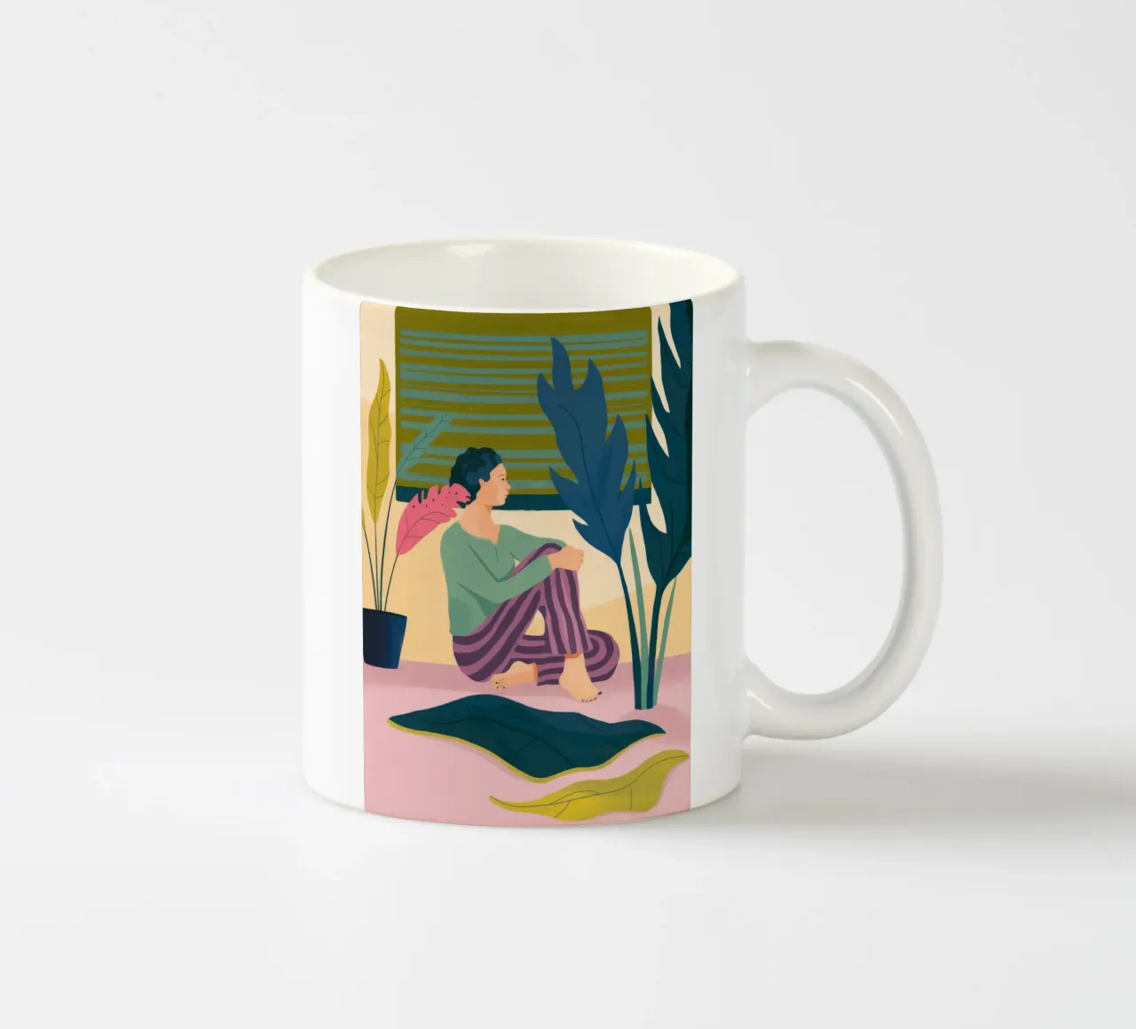 Lettura di piante tazza in ceramica da Kamera Obskura