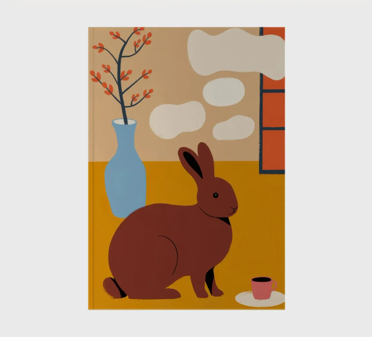 Rabbit and Vase notebook by Kamera Obskura