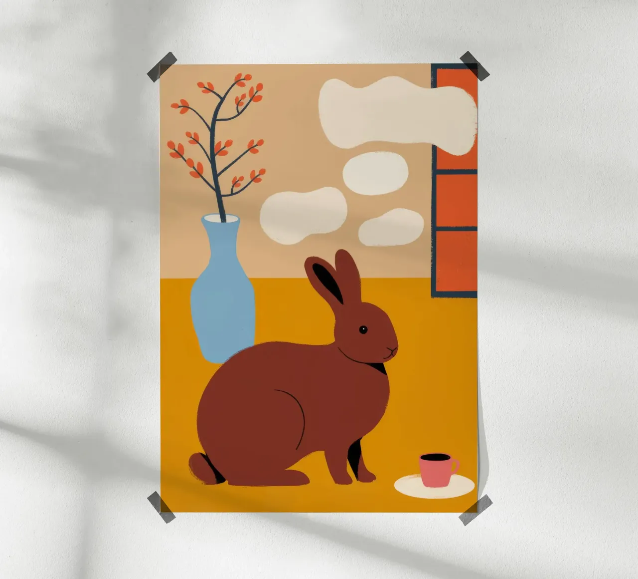 Rabbit and Vase poster da Kamera Obskura