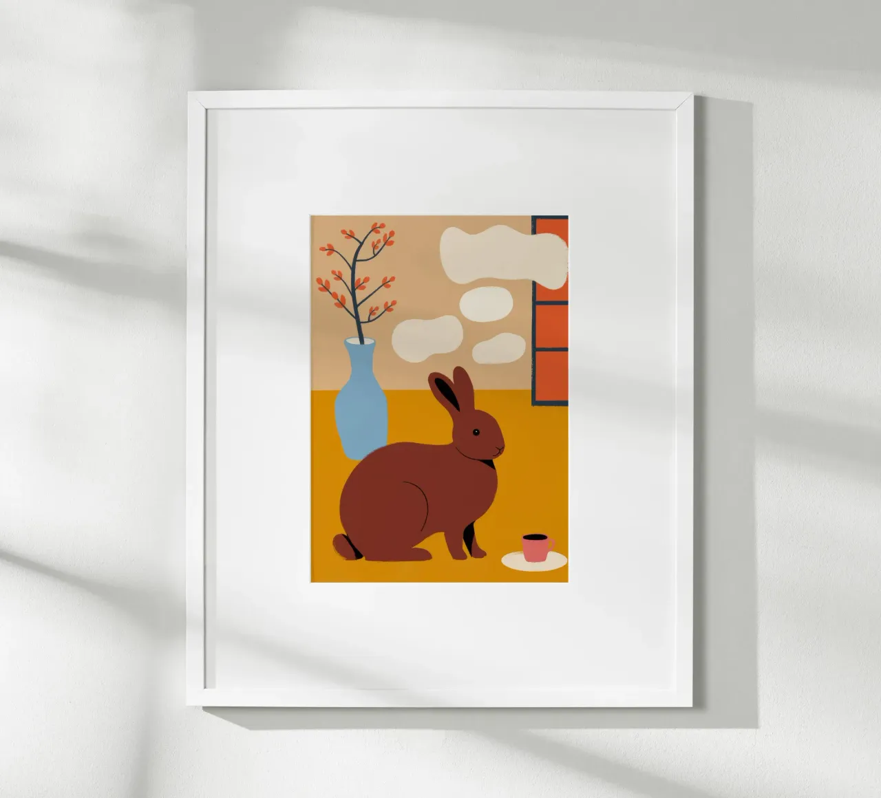 Coniglio e vaso carta hahnemühle da Kamera Obskura