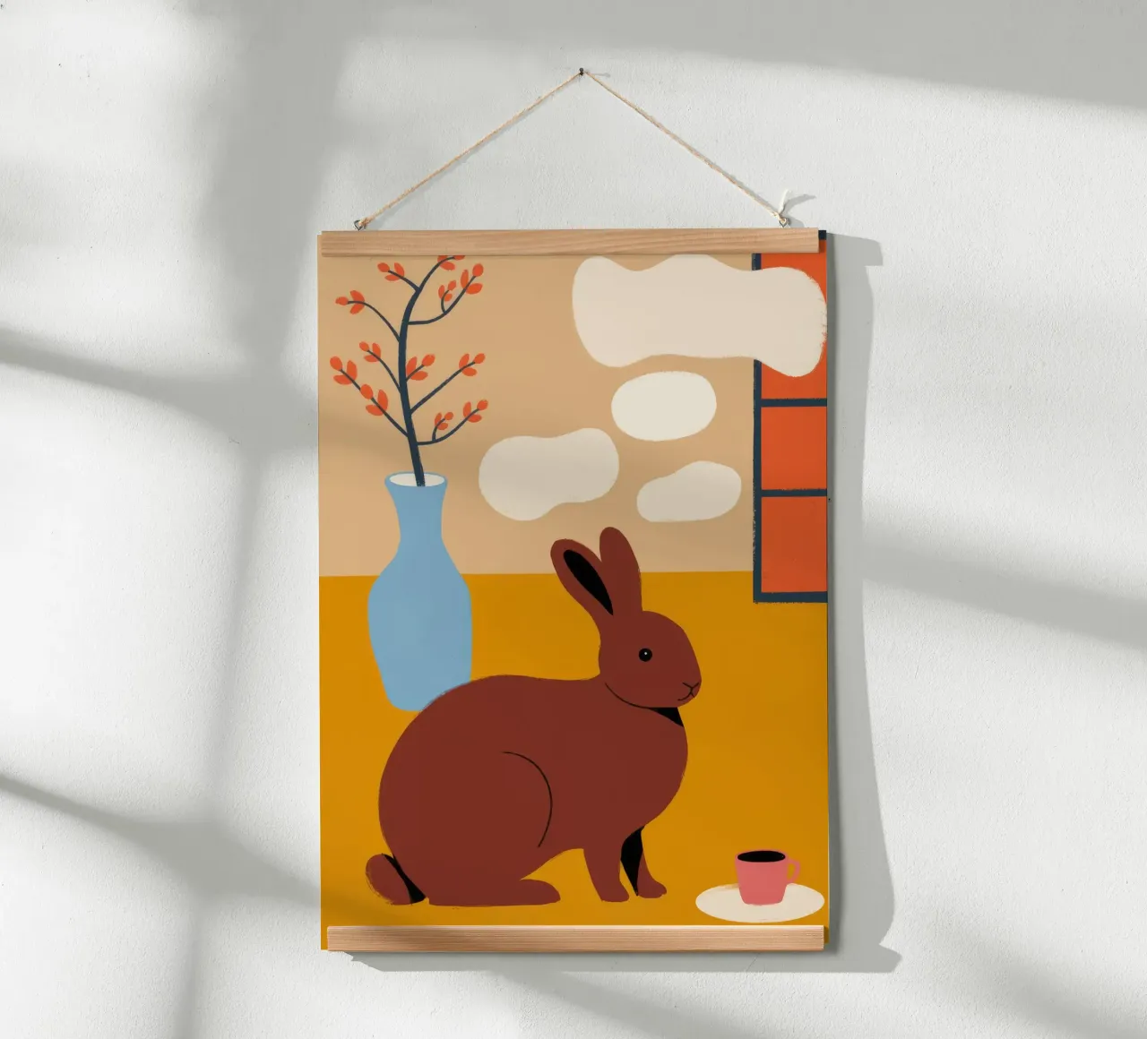 Coniglio e vaso carta hahnemühle da Kamera Obskura