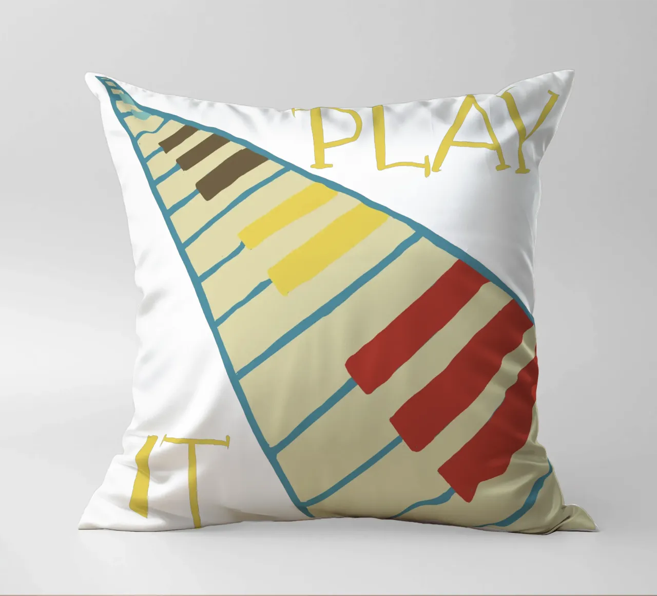 Play it -Modern Piano Art cuscino da Christiane Luz Creativum