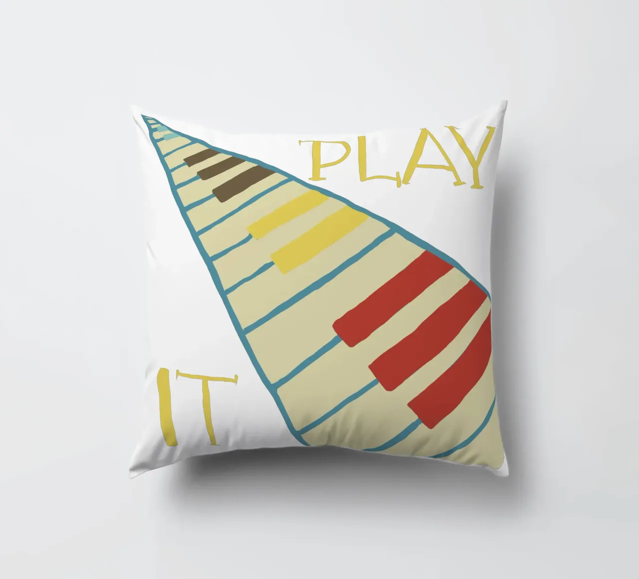 Play it -Modern Piano Art cuscino da Christiane Luz Creativum