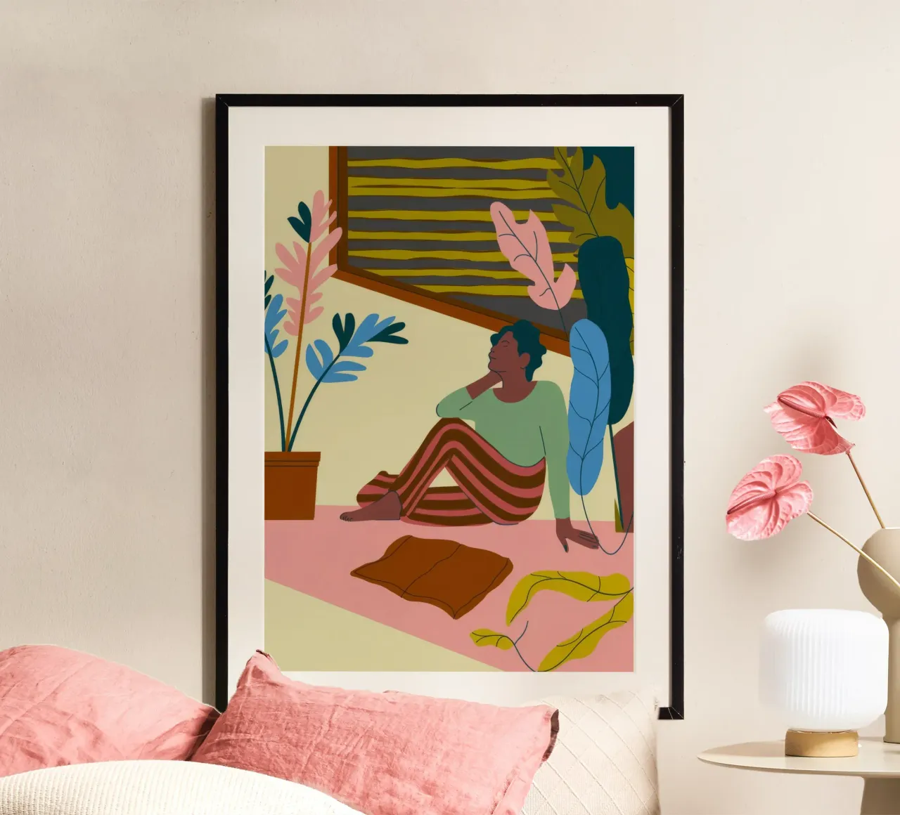 Man with Plants hahnemühle by Kamera Obskura