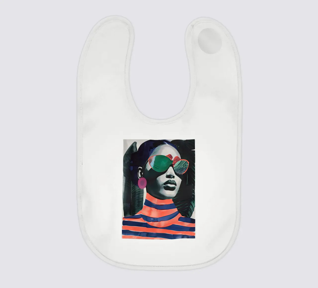 Modemädchen Babylätzchen von DaarbyN