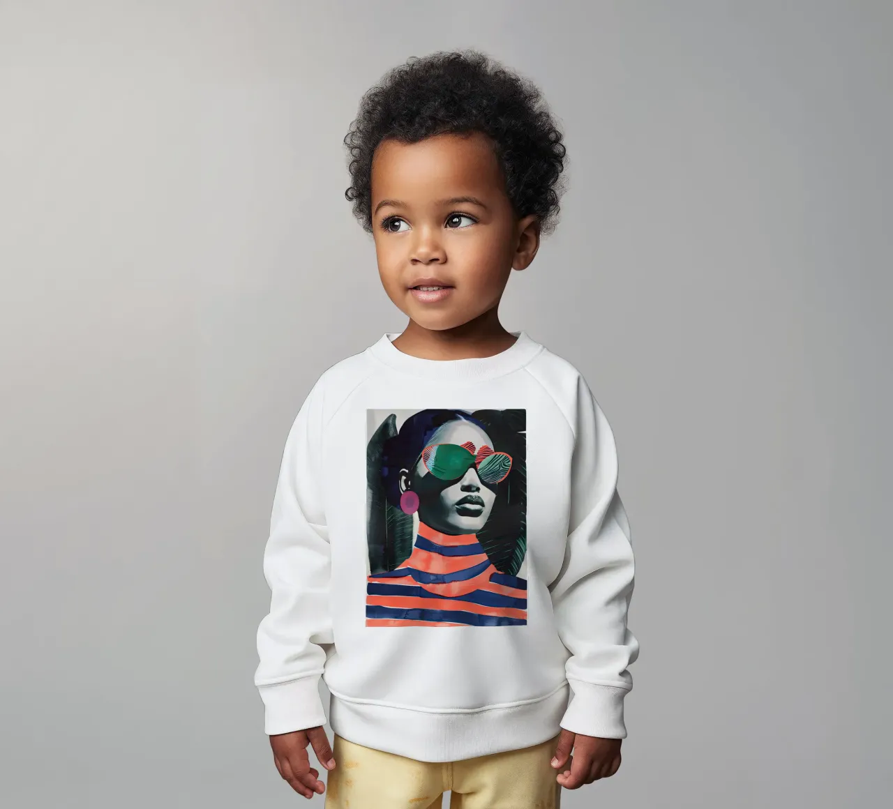 fashion girl baby sweatshirt by DaarbyN