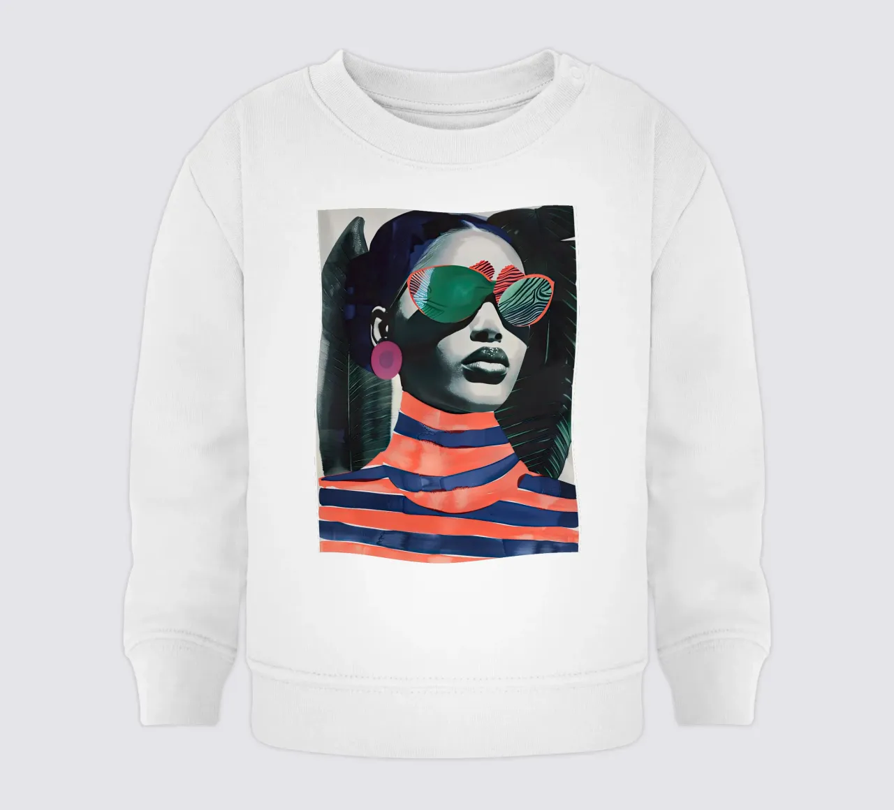 fashion girl baby sweatshirt by DaarbyN