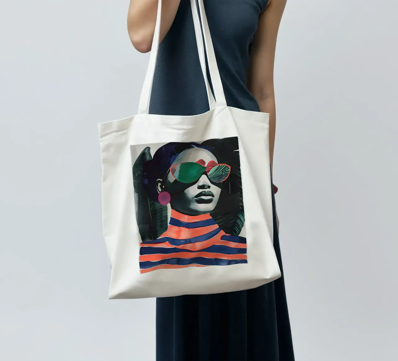 ragazza di moda borsa in juta da DaarbyN