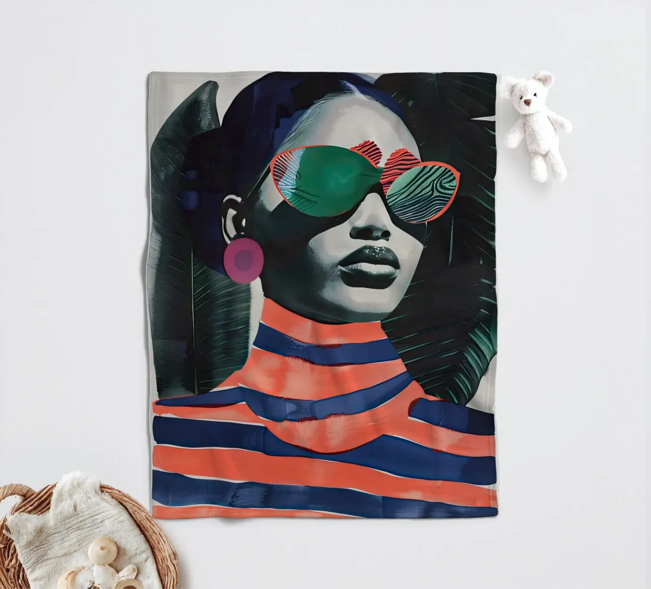 fashion girl Fleecedecke von DaarbyN