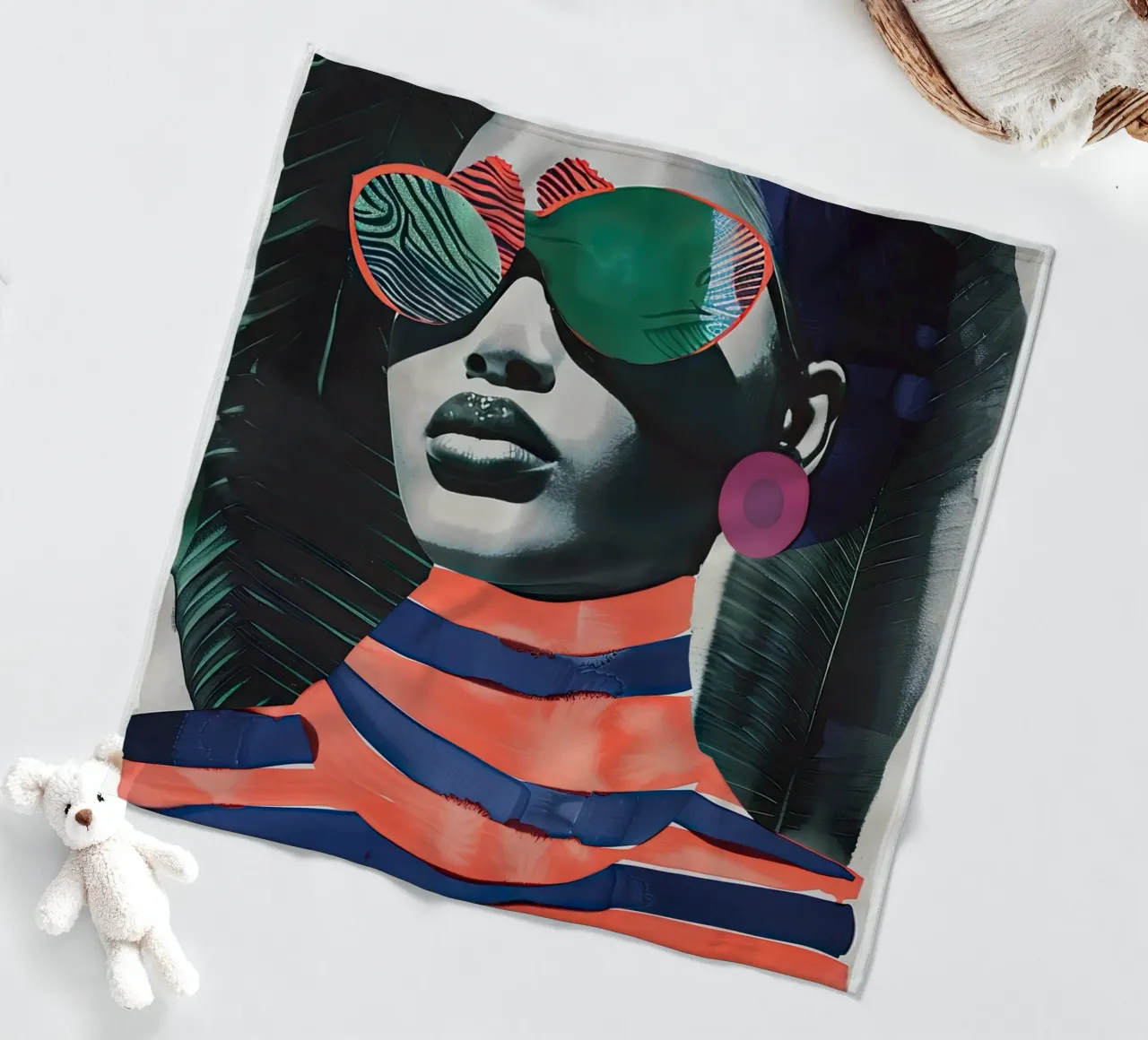 fashion girl Fleecedecke von DaarbyN