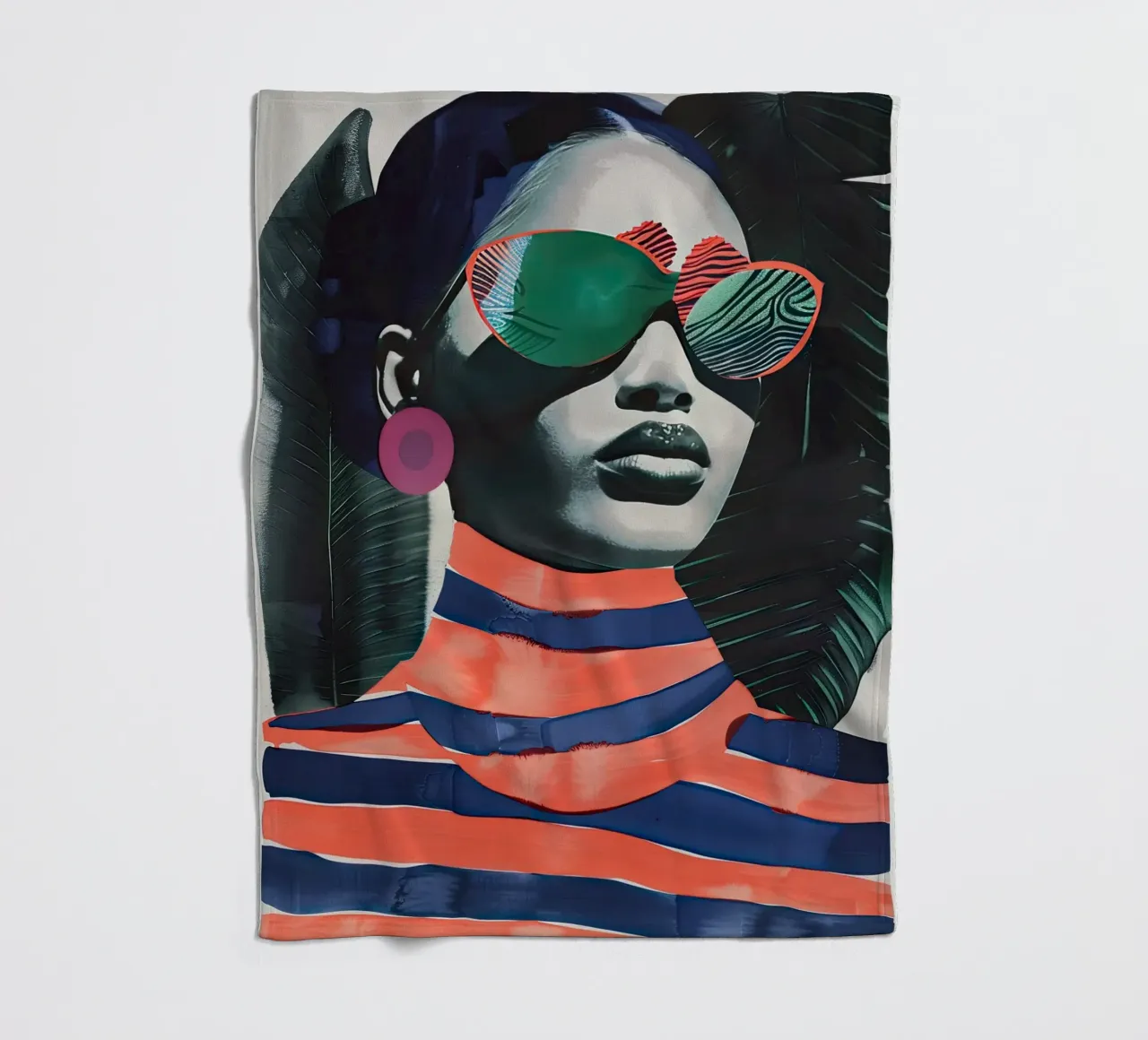 fashion girl Fleecedecke von DaarbyN