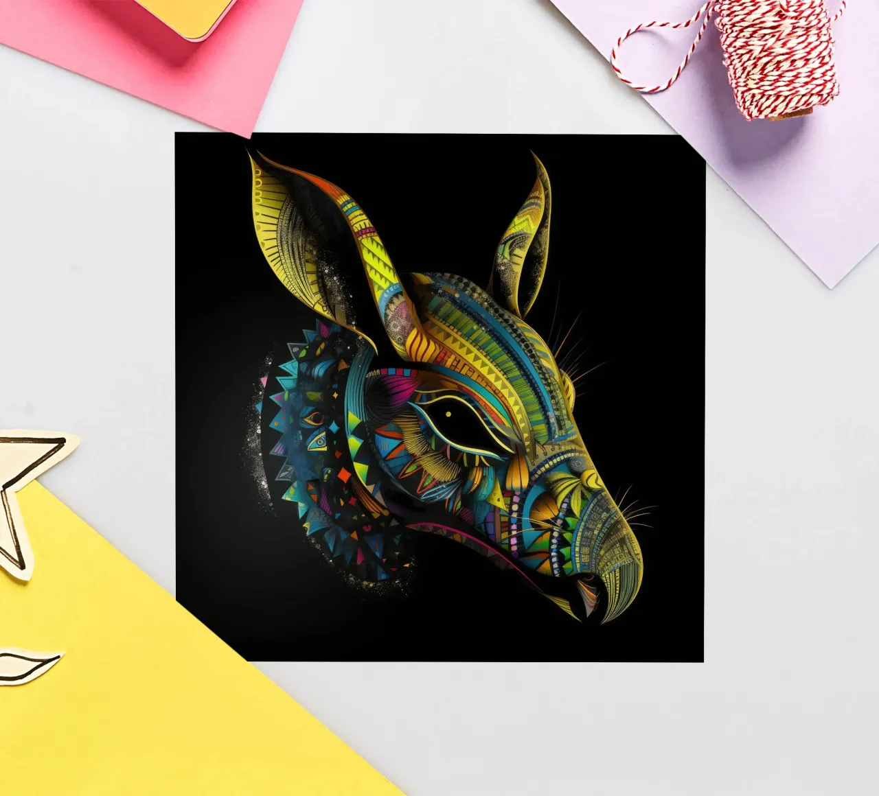 Tatoo Aardvark adesivo da Animal Portraits