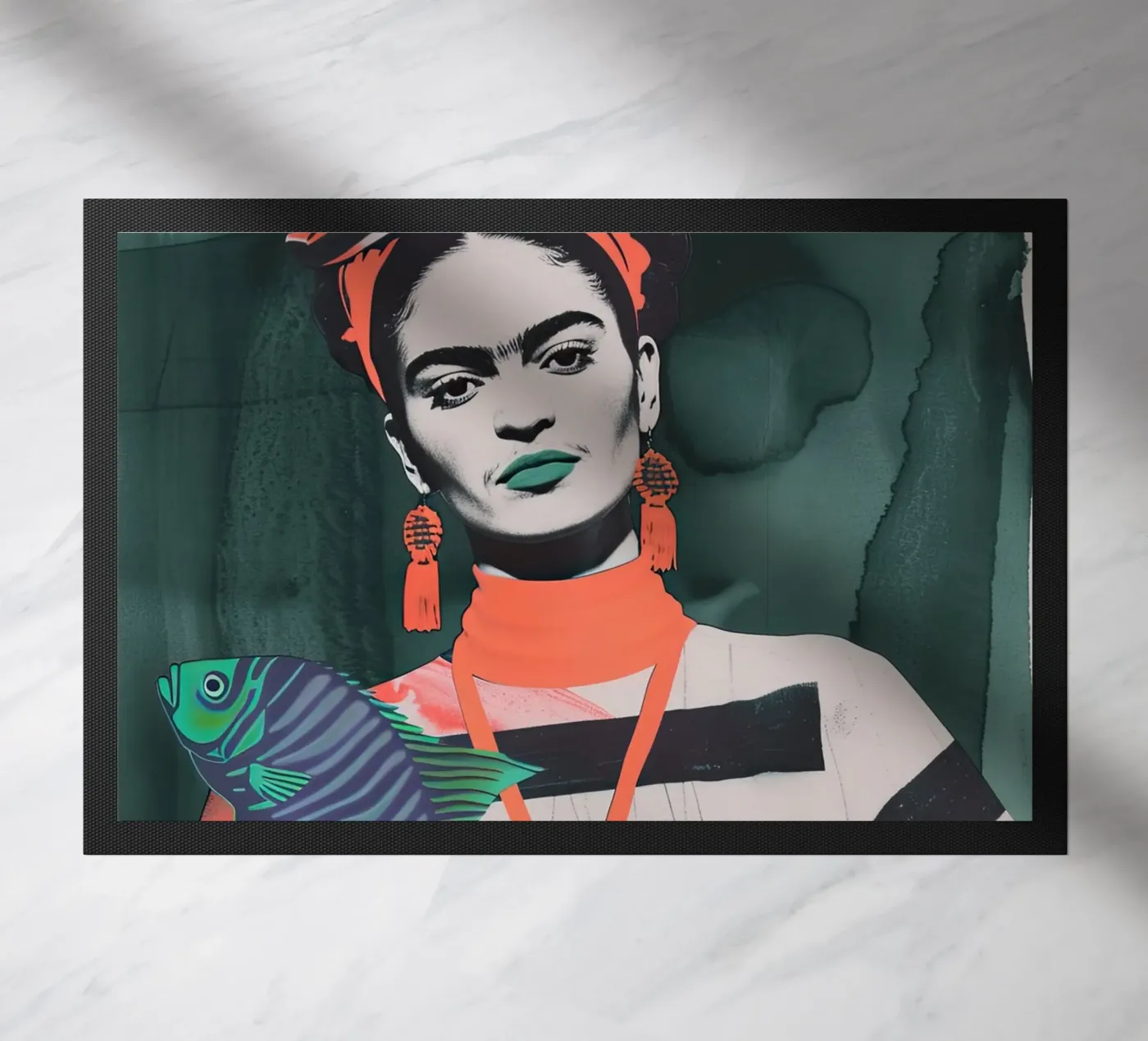 Frida doormat by DaarbyN