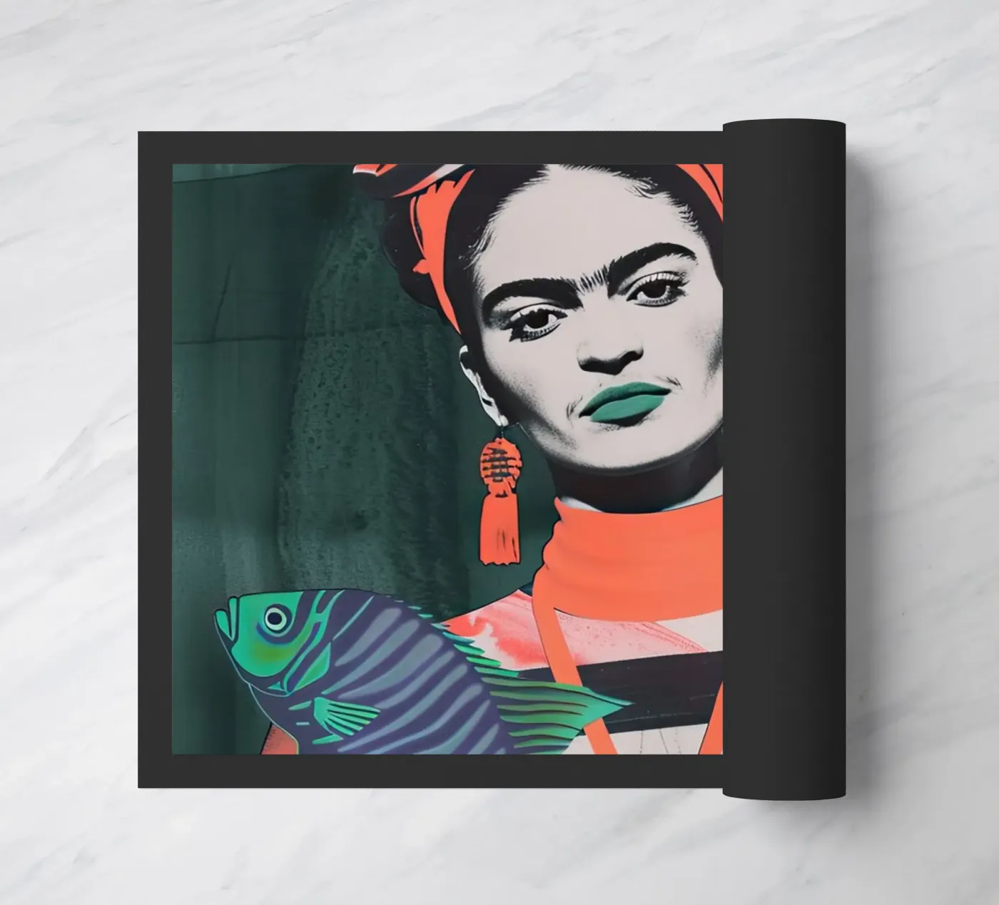 Frida doormat by DaarbyN