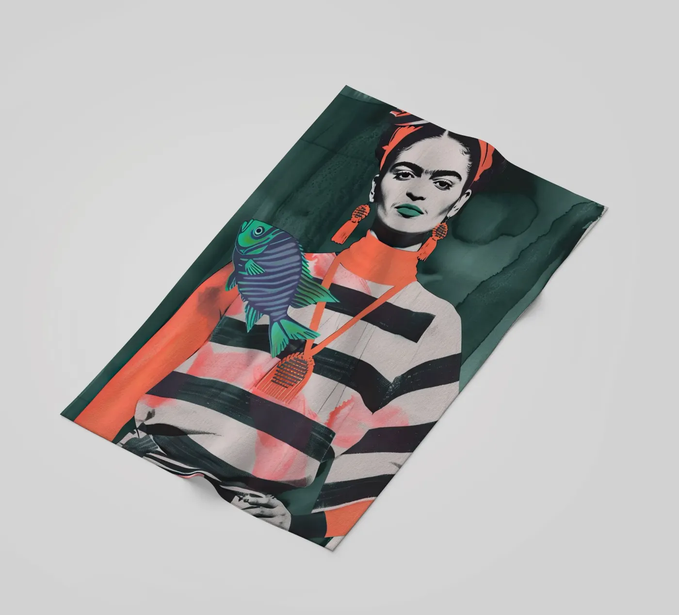 Frida beach towel by DaarbyN