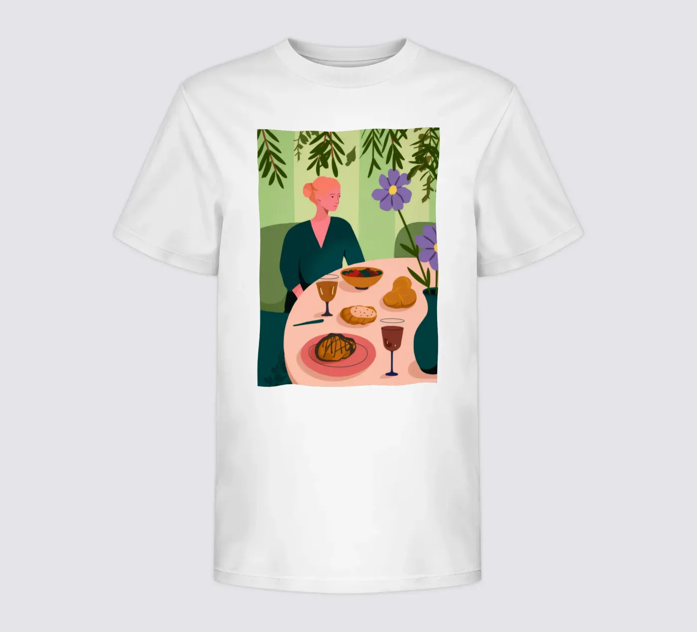 Esstisch-Szene Kinder T-Shirt von Kamera Obskura