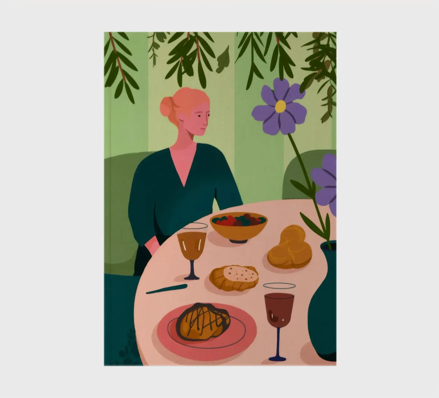 Dining Table Scene notebook by Kamera Obskura