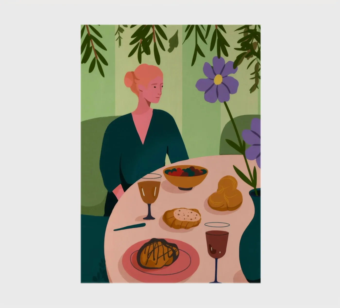Dining Table Scene notebook by Kamera Obskura