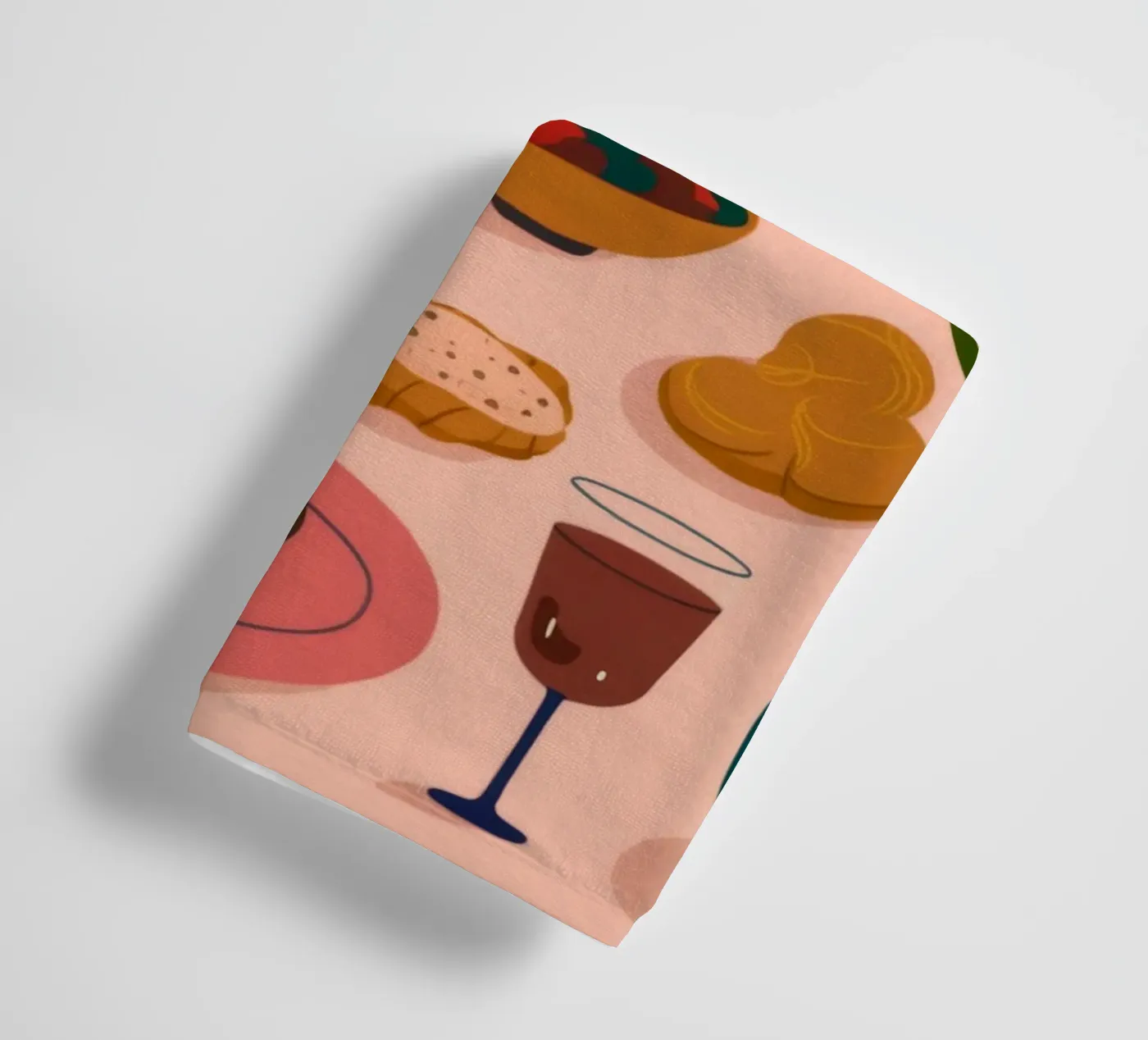 Scena del tavolo da pranzo asciugamano da bagno da Kamera Obskura