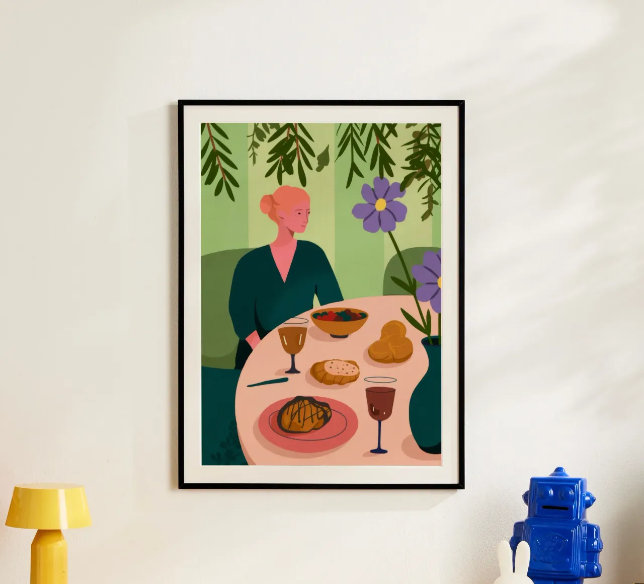 Scène de table à manger poster de Kamera Obskura