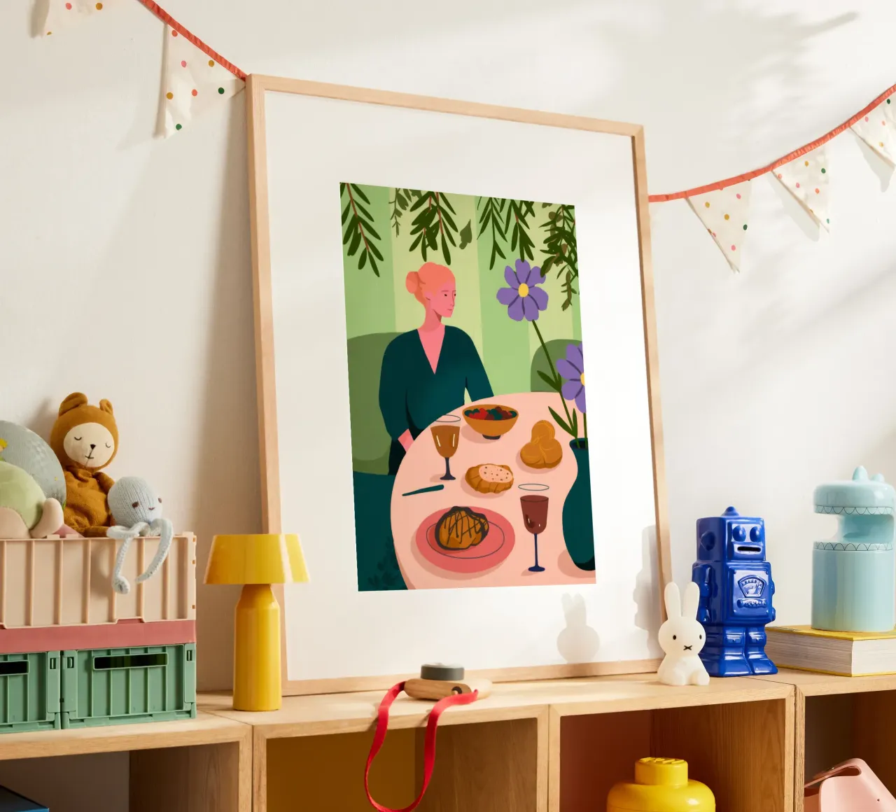 Dining Table Scene poster by Kamera Obskura