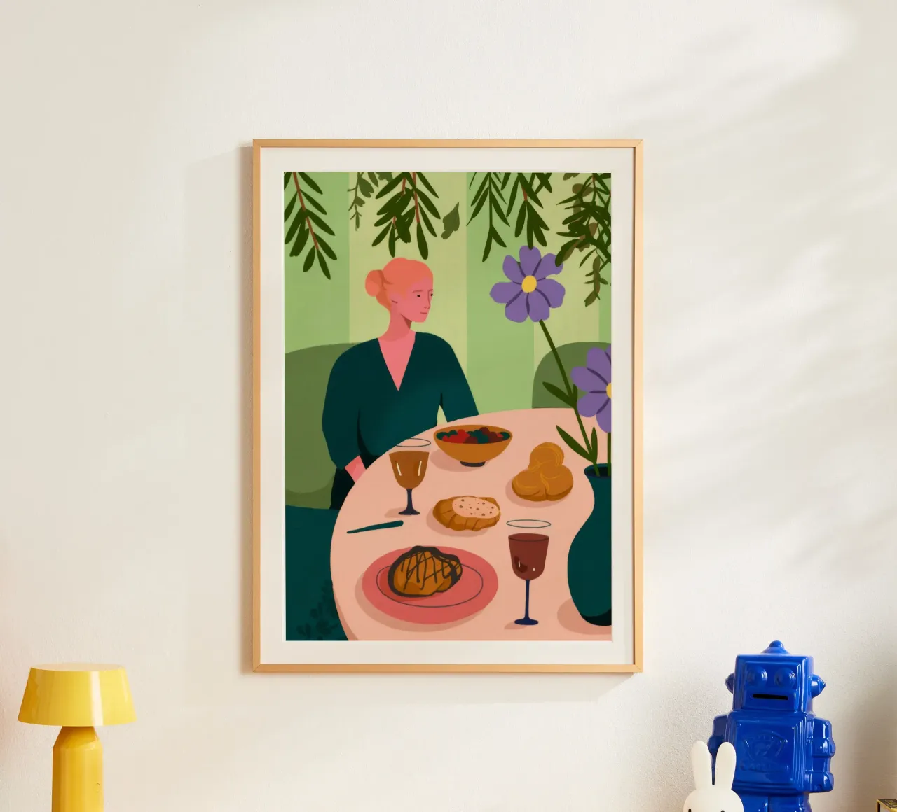 Scène de table à manger poster de Kamera Obskura