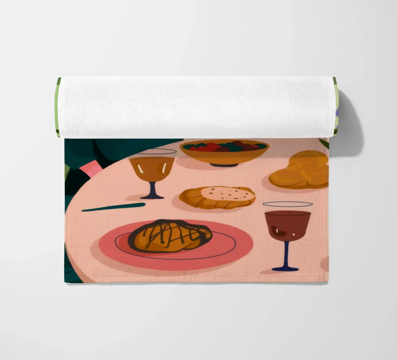 Scena del tavolo da pranzo telo mare da Kamera Obskura