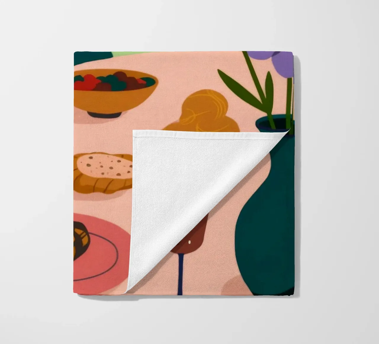 Scena del tavolo da pranzo telo mare da Kamera Obskura