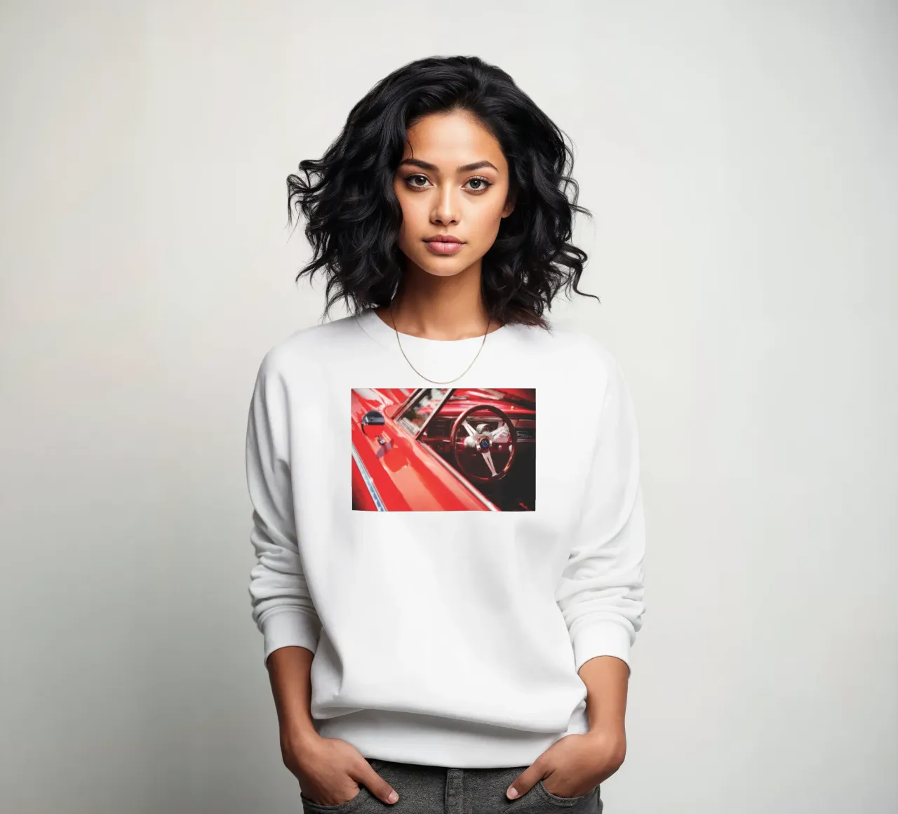 Auto rossa felpa da Dave Hare Photography