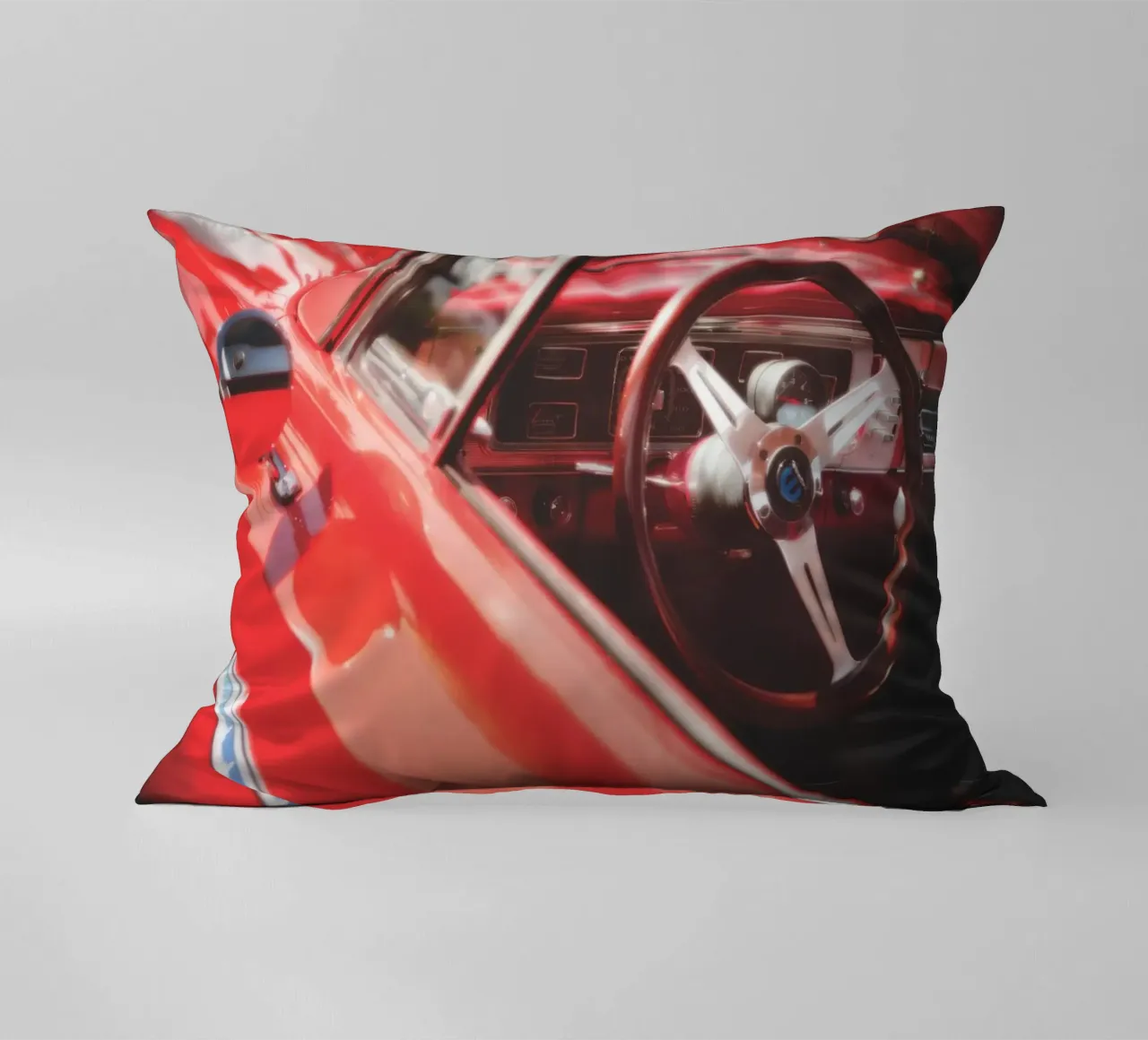 Auto rossa cuscino da Dave Hare Photography