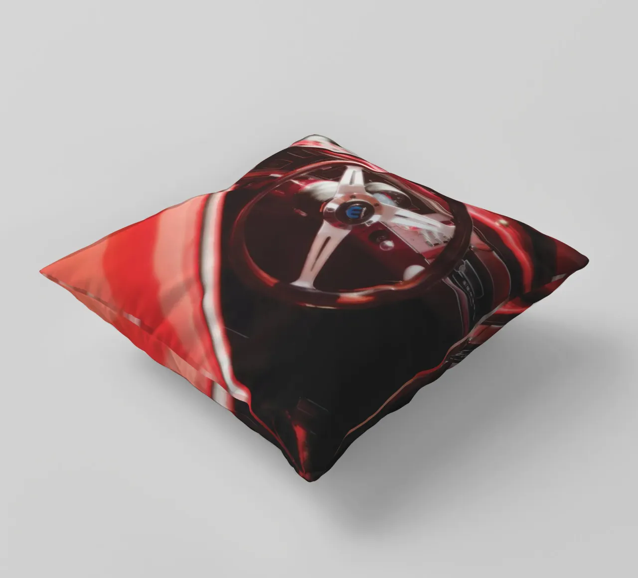 Auto rossa cuscino da Dave Hare Photography
