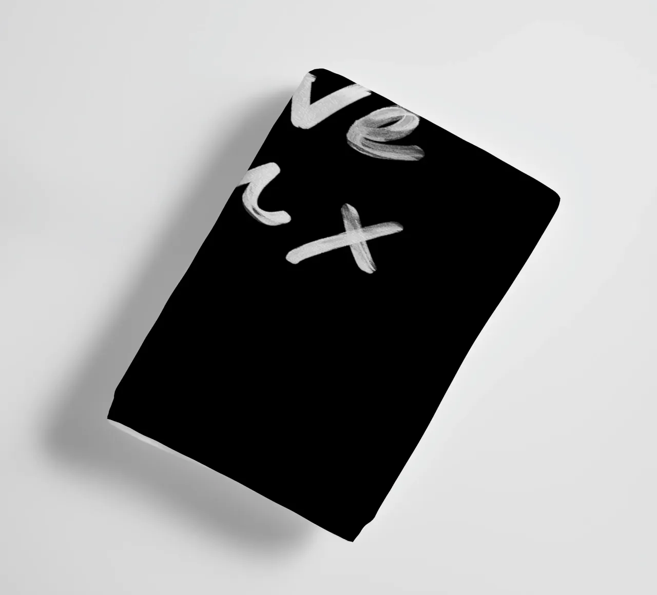 Caro letto ti amo X Design tipografico dipinto a mano asciugamano da bagno da THE MOTIVATED TYPE