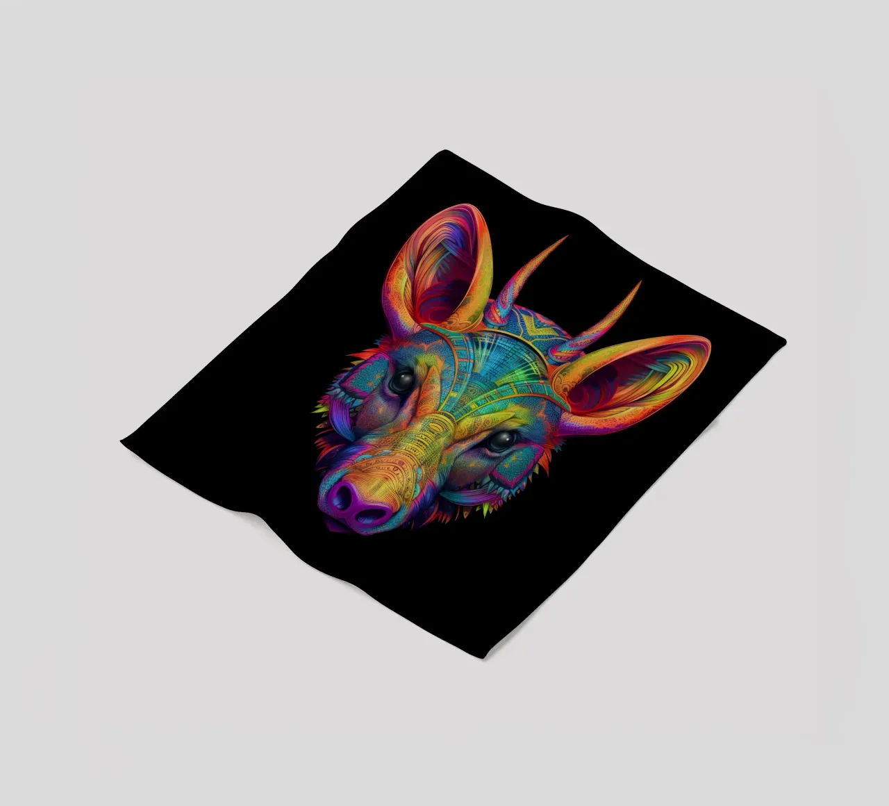 Tatoo Aardvark fleece blanket by Animal Portraits