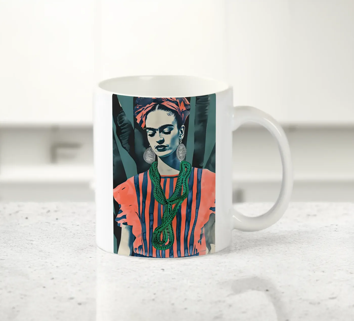 Frida ceramic mug by DaarbyN