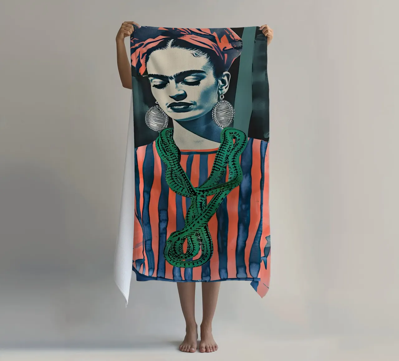 Frida beach towel by DaarbyN