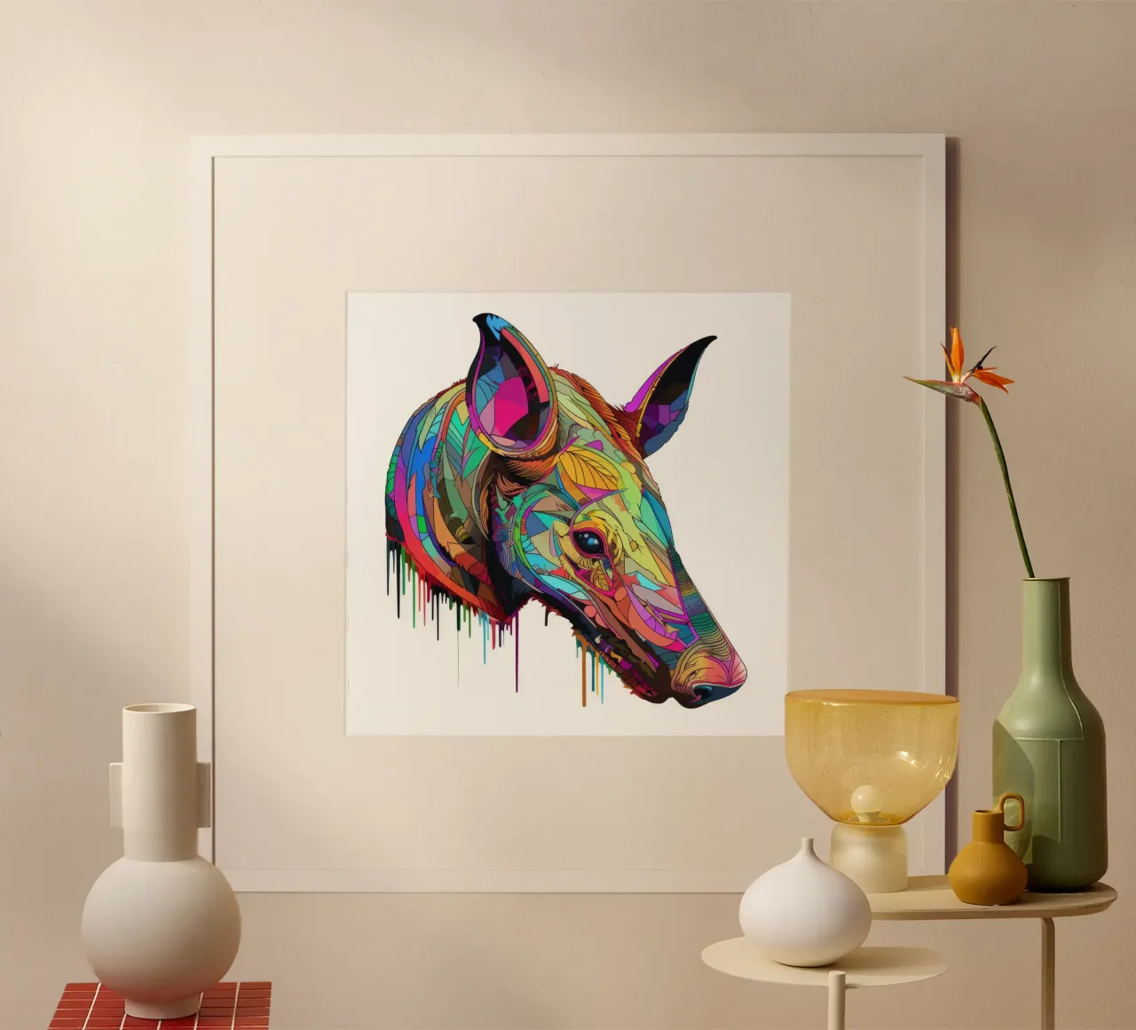 Tatoo Aardvark poster da Animal Portraits