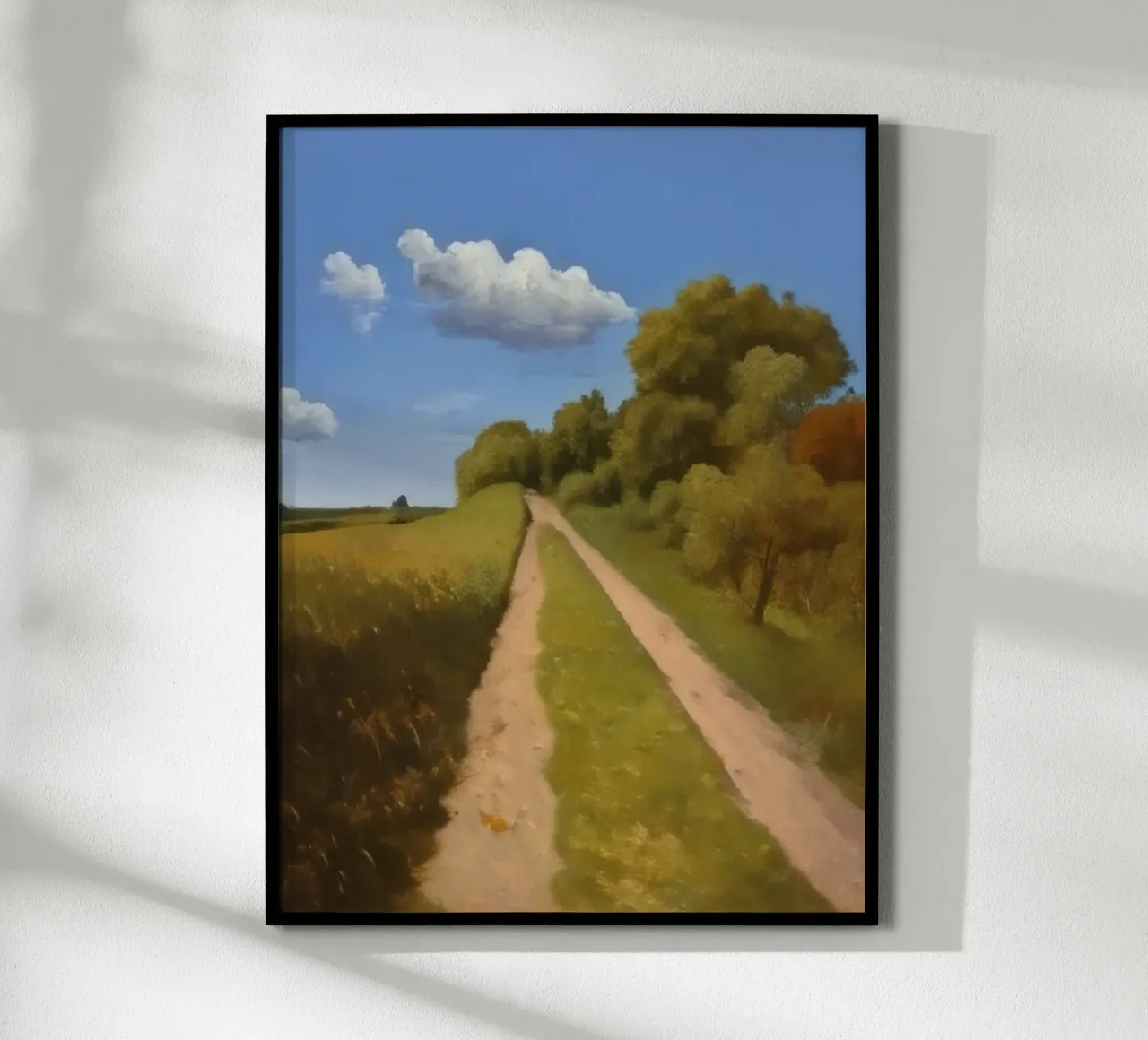 Paesaggio vicino a Willingen_6 poster con telaio in plastica da Impressionismus by LK