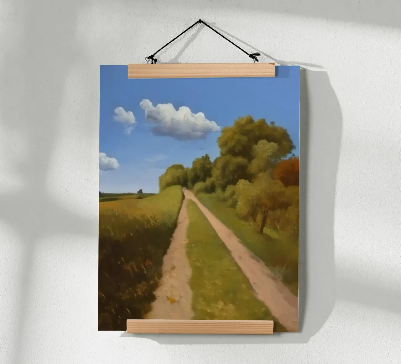 Paesaggio vicino a Willingen_6 poster con telaio in plastica da Impressionismus by LK