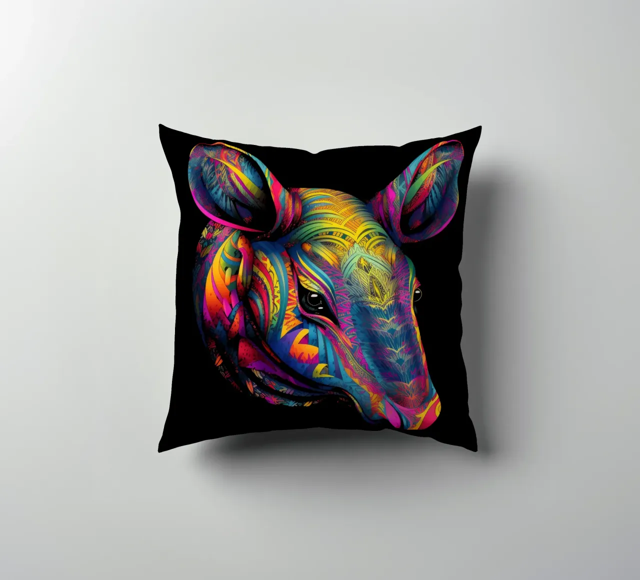 Tatoo Aardvark cuscino da Animal Portraits