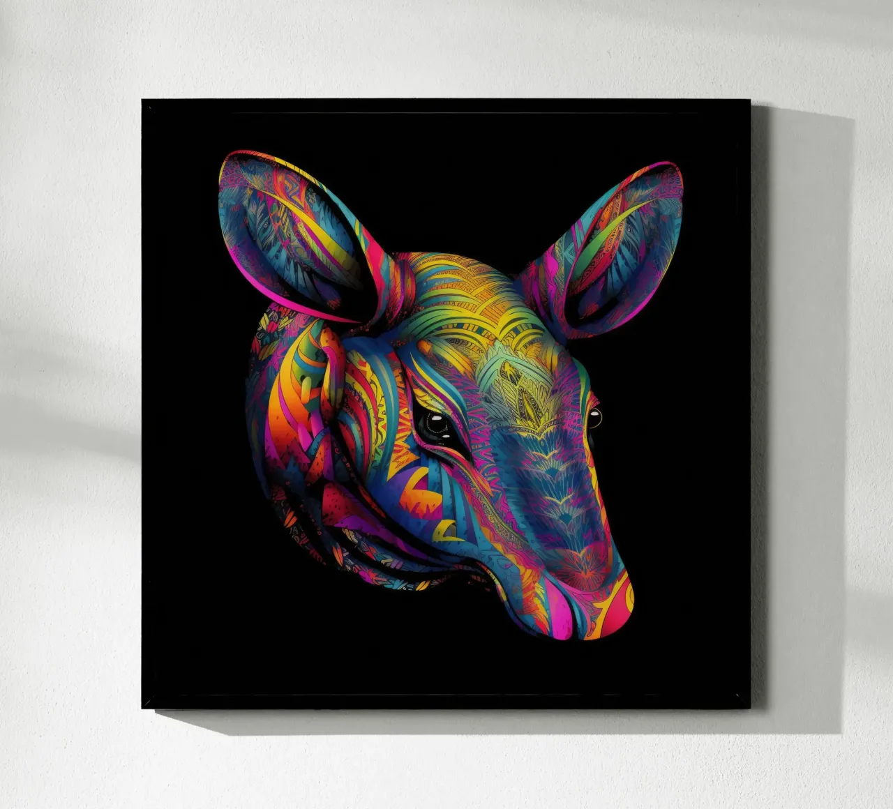 Tatoo Aardvark poster con telaio in plastica da Animal Portraits