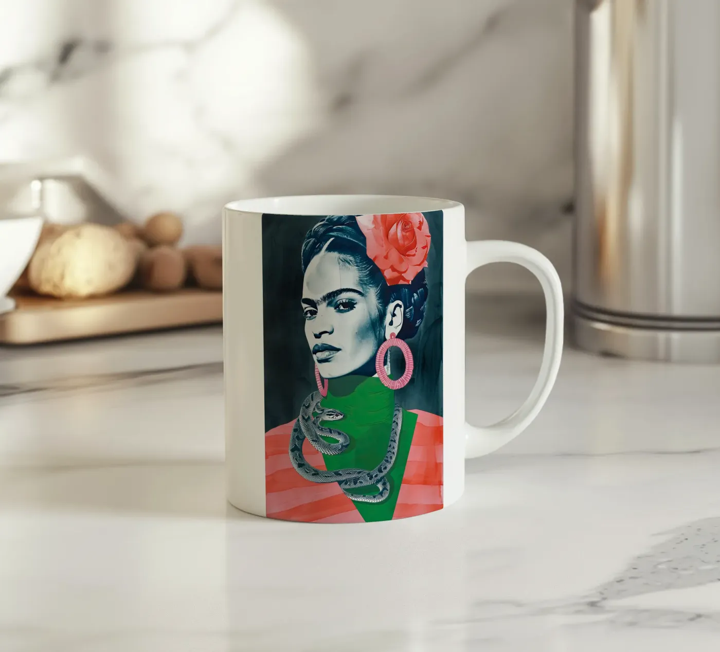 Frida ceramic mug by DaarbyN