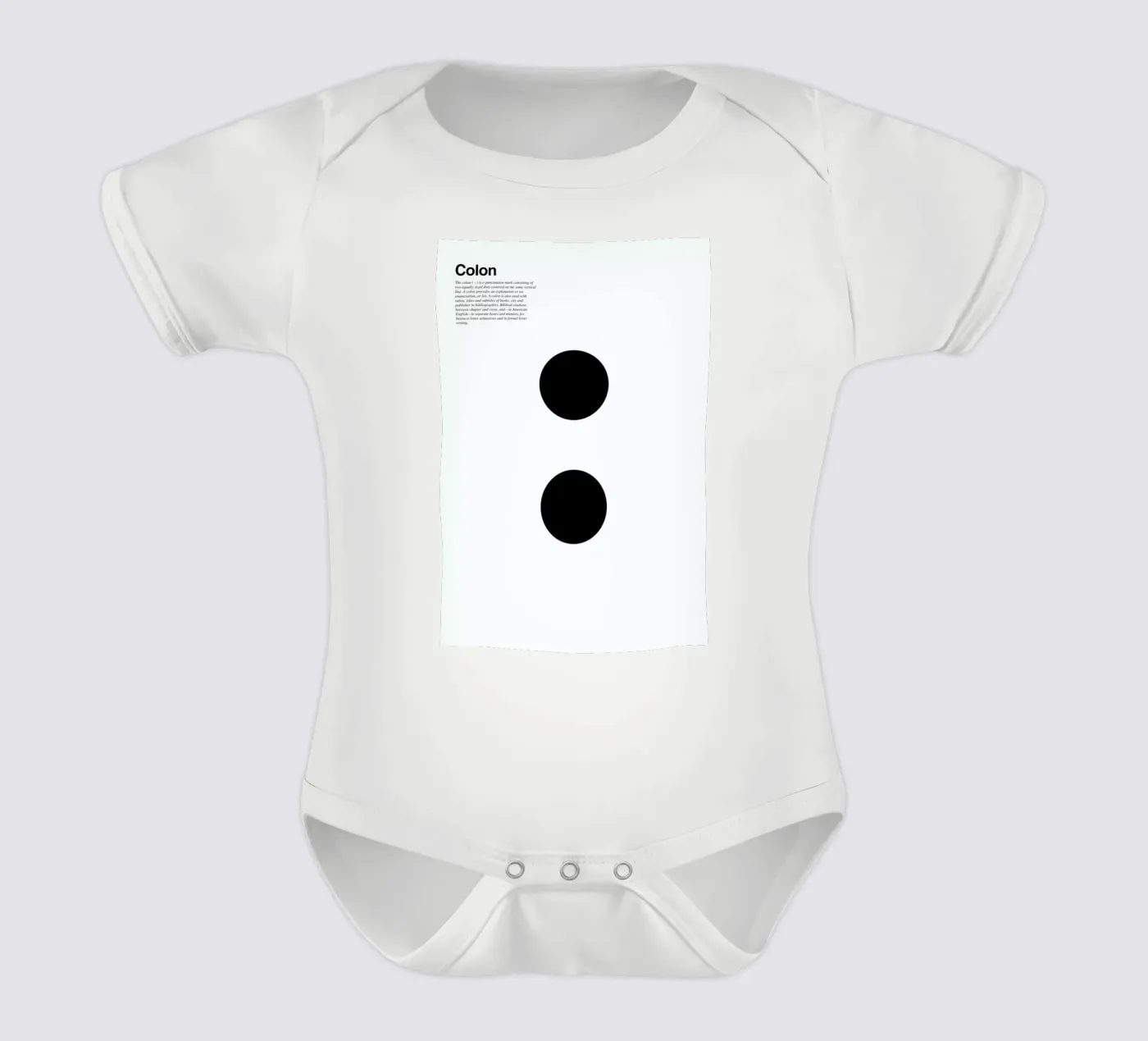 Colon body bébé de LeDieg