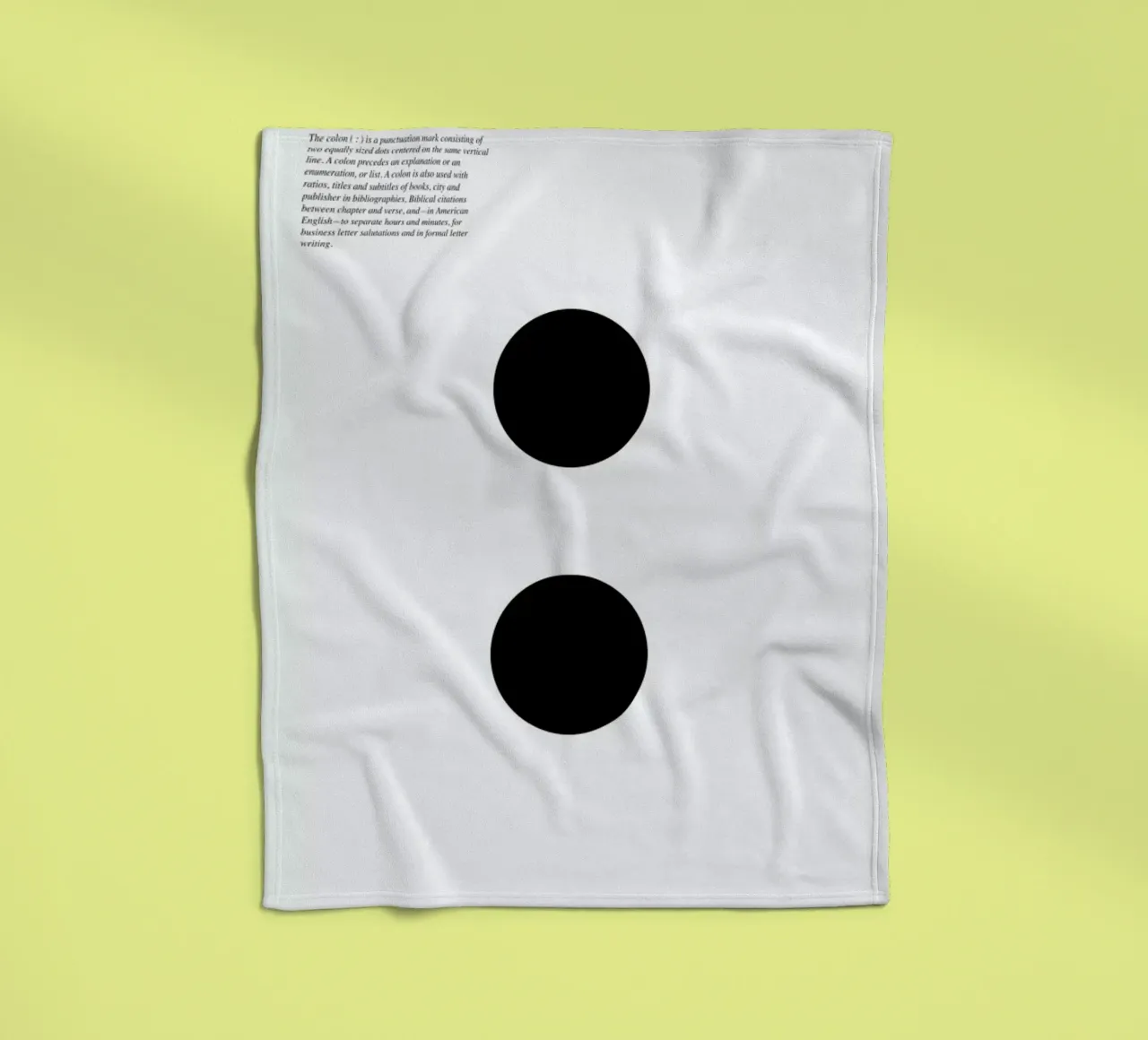 Colon Fleecedecke von LeDieg