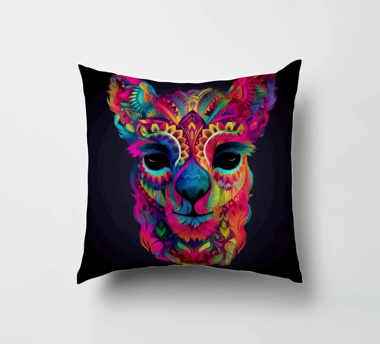 Tatoo Alpaca cuscino da Animal Portraits