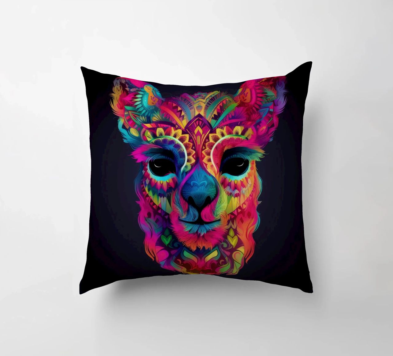 Tatoo Alpaca cuscino da Animal Portraits