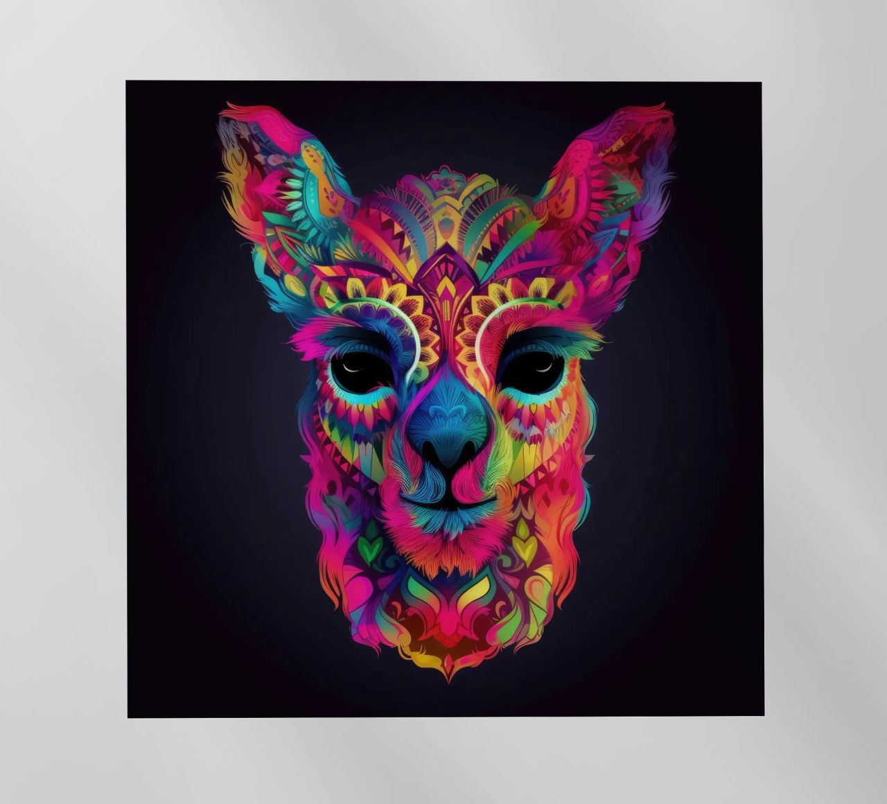 Tatoo Alpaca pellicola backlit da Animal Portraits
