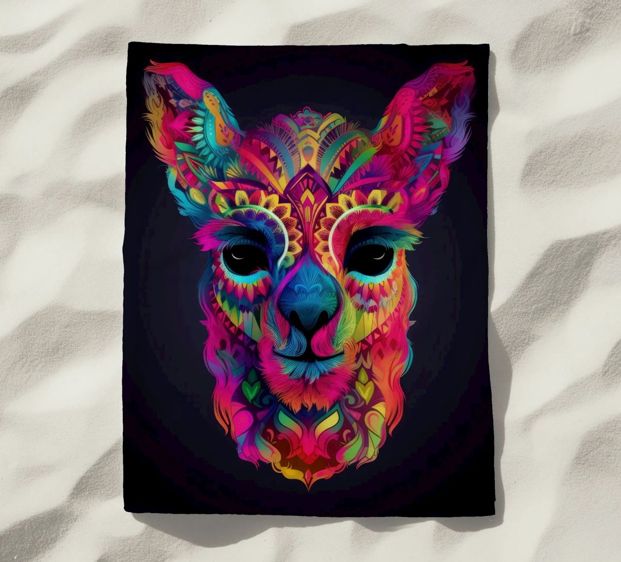 Tatoo Alpaca telo mare da Animal Portraits